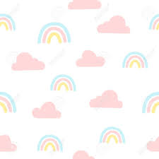 Maybe you would like to learn more about one of these? Rainbow And Clouds Seamless Background Repeating Pattern Wallpaper Royalty Free Cliparts Vectors And Stock Illustration Image 134468138