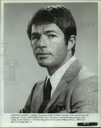 1967 Press Photo Actor Stephen Young in Television's "Judd, For The Defense"