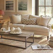 Modern living room leather sofa, chrome finished legs, beigeby casa divina(1). Williams Sonoma Bej Oturma Odalari Oturma Odalari Oturma Odasi Dekorasyonu