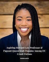 Kiah Duggins, Harvard Law graduate, civil rights attorney and soon-to-be  Howard University law professor, has been identified as one of the victims  in the fatal mid-air collision near Reagan National Airport. Our