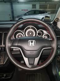You have to depress the brake pedal, then you want also push the car start/ . Real Carbon Fibre V Panel For Honda Crv Crossroad Steering Wheel Car Accessories Accessories On Carousell