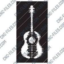 Download Guitar Art Vector Design Files Dxf Svg Eps Ai Cdr Cnc Files Free Dxf File Downloads Cuttable Designs Cnc Cut Ready Diy Home Decor Dxf Svg Eps Cdr Dwg Png