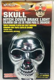Bully Skull Hitch Cover Led Brake Light Triple Chrome Plated Housing 2 1 1 4 Bullypilotautomotive