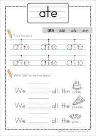 Sight Words Handwriting Book Primer Words Handwriting Books Sight Words Sight Word Worksheets