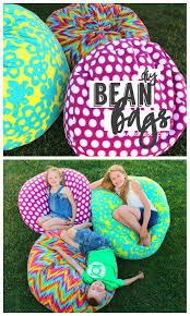 My Kids Have A Little Nook Where They Play Games And Watch Tv I Have Stuck A Little Futon In There Diy Bean Bag Bean Bag Chair Pattern How To Make
