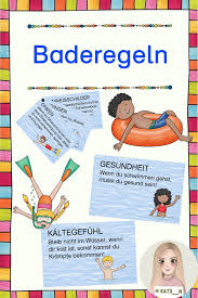 Baderegeln für kinder zum ausdrucken. Baderegeln Ubersichtskarten Unterrichtsmaterial In Den Fachern Fachubergreifendes Sport Unterrichtsmaterial Sportunterricht Grundschule