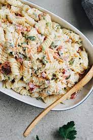 Creamy Pasta Salad Recipe Creamy Pasta Salad Recipe Recipes Pasta Recipes