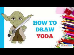 How To Draw Yoda From Star Wars Really Easy Drawing Tutorial Yoda Drawing Easy Drawings Drawing Tutorials For Kids