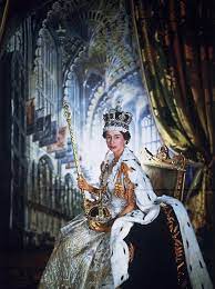 The crowning.the queen sitting in king edward's chair, the archbishop, assisted with other bishops, come from the altar: What Year Was Queen Elizabeth Ii Crowned When Did Her Coronation Take Place And What Age Was She