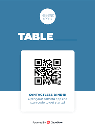Scan qr code to open menu. Introducing Contactless Dine In Ordering With Chownow Chownow