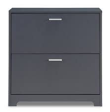 It features three shelves inside the two slat style. Ash Shoe Cabinet The Brick
