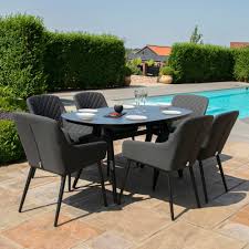 Check spelling or type a new query. Outdoor Fabric Zest 6 Seat Oval Dining Set Charcoal Outdoor Living From Breeze Furniture Uk