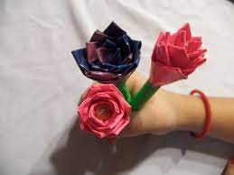 Looking for colored duct tape. How To Make A Duct Tape Flower Feltmagnet