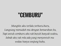 Dalam bab percintaan, mungkin kamu pernah menemui seseorang lelaki yang tidak serius dalam percintaan. Kata Kata Untuk Orang Yang Kuat Cemburu