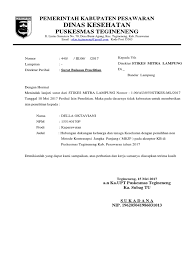 10 contoh surat permohonan bantuan dana izin kerjasama dll. Surat Balasan Penelitian Dari Desa