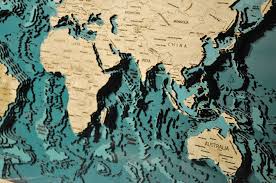 World Map Wooden World Map Plywood Map 3d Wood Map Of China Karta Mira Na Stene Karta Karta Mira