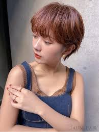 20代・30代_メロウベージュ/丸みショート：L171994694｜オーブ ヘアー マーク 宮古島店(AUBE HAIR  marc)のヘアスタイル｜ホットペッパービューティー