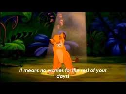 Lion King Hakuna Matata Lyrics On Hd Official Video Youtube Lion King Hakuna Matata Disney Songs Lion King