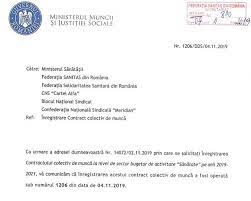 Ce clauze contine ► importanta contractului colectiv de. FederaÈ›ia Sanitas Noul Contract Colectiv De MuncÄƒ La Nivel De Sector Bugetar De SÄƒnÄƒtate A Intrat In Vigoare Ro Health Review