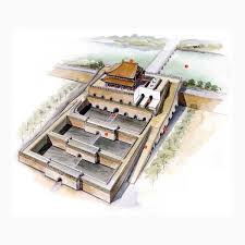 明洪武十九年江苏南京城聚宝门 famous architecture asian architecture architecture