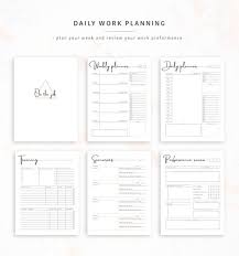Career Planner A4 A5 Letter Work Organizer Job Planning Etsy In 2021 Job Planning Work Planner Daily Work Planner