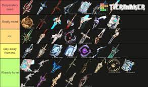 Find our tier list of the best weapons for your fighters! Genshin Weapon Tier List Community Rank Tiermaker
