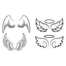 Cute Angel Wings Svg Angel Wing Svg Angel Svg Angel Wings Etsy Angel Wings Tattoo Small Angel Wing Tattoo Small Angel Tattoo