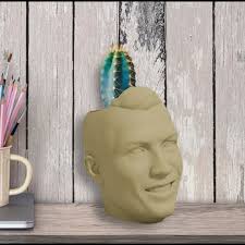 Cristiano Ronaldo CR7 Planter, Pen Holder, Soccer Fan Gift, Desk Organizer,  Office Decor, 3D Printed Eco-friendly