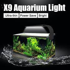 Senzeal X9 Super Slim Aquarium Led Light Clip On Aquarium Lighting 2000lm Freshwater Fish Tank Lamp 110 240v Waterproof Coupon Top Fresh Water Fish Tank Fish Tank Aquarium Lighting