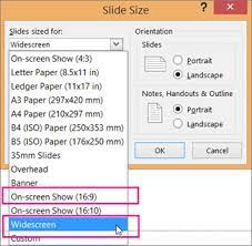 Maybe you would like to learn more about one of these? Change The Size Of Your Slides Office Support