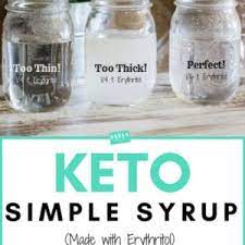 Keto Simple Syrup Erythritol Simple Syrup Urban Cowgirl