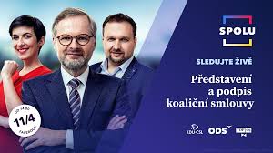 Vznikla v roce 2020 a je složena z bloku liberálně konzervativních středopravicových a pravicových opozičních stran. Spolu Koalice On Twitter Spolu Dame Cesko Dohromady Sledujte V Nedeli Ve 14 Hodin Zive Predstaveni A Podpis Koalicni Smlouvy Mezi Ods Kdu Csl A Top 09 Jdeme Do Toho Spolu Ted I Po