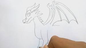 How To Draw A Dragon Step By Step And Easy Youtube Add more detail, add the ground. how to draw a dragon step by step and easy