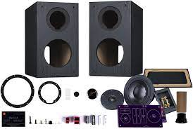 This is best used for a stereo speaker that requires a pair of stands. Amazon Com Hivi Diy 2 2a Diy Speaker Kit 2 Way Bookshelf Speakers Near Field Use Compact Wooden Cabinet Pair Black Home Audio Theater