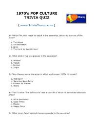 Buzzfeed staff can you beat your friends at this q. To Print This Quiz Trivia Champ