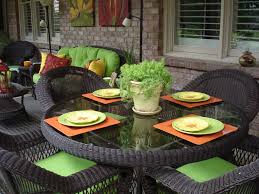 My Matching Wicker Table Is Great The Chairs Are So Comfortable And I Love The Sunbrella Lime Green C Outdoor Furniture Sets Lime Green Cushions Wicker Table