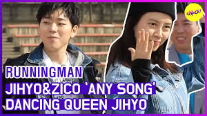 The show airs on sbs as part of their good sunday lineup. Zico Danced Any Song With Song Jihyo Lee Dohyun Fun Club Dance More From Running Man Ep 496 Allkpop