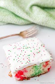 We earn a commission for products purchased through. Christmas Jello Poke Cake Recipe Christmas Rainbow Cake