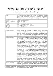 Untuk memulai review jurnal international, pastikan kamu sudah punya kemampuan bahasa inggris yang bagus. Jurnal Pendidikan Agama Contoh Review Jurnal Pendidikan