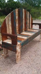 Handmade Rustic Pallet Bench With Images Pallet Diy Wood Pallet Projects