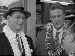 Classic Hollywood Stars - <3 JOHN WAYNE AND JAMES ARNESS WERE BORN ON THE SAME BIRTHDAY - 16 YEARS APART~ John Wayne was James Arness' acting mentor & John introduced "Gunsmoke" in
