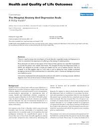 Pdf The Hospital Anxiety And Depression Scale