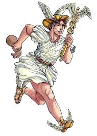 Merkur God Of The Travelers Thieves And He Is The Messenger Of The Gods Wissen Genial Altes Greek And Roman Mythology Roman Gods Greek Gods And Goddesses