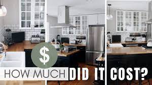 An ikea kitchen renovation is no different: Full Cost Breakdown Diy Ikea Modern Farmhouse Kitchen Renovation Youtube