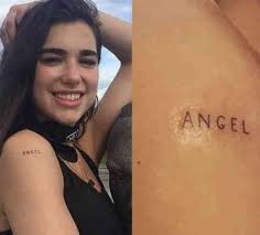 Tattoos often symbolize a lot of things. Pictures Of Every Tattoo On New Rules Singer Dua Lipa S Body Plus The Meaning Inspiration Behind Each Bikini Line Tattoo Bikini Tattoo Tattoos