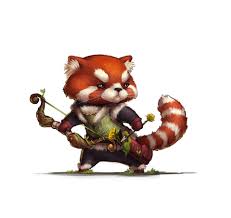 Red Panda Archer Iva Seow Red Panda Cartoon Cute Animals Panda Art