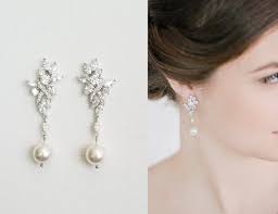 Wedding backdrop ideas for reception & ribbon backdrops. Long Pearl Wedding Earrings Pearl Drop Bridal Earrings Pearl Etsy
