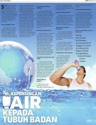 *membantu dalam menguatkan sistem pertahanan pokok. Kepentingan Air Kepada Tubuh Badan Klik