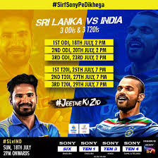 India vs sri lanka today match prediction, dream11 team, 1st t20 match india tour of sri lanka 2021 will live telecast & live streaming on star sports and slrc (channel eye). India Vs Sri Lanka New Odi And T20i Schedule Is Out Matches Begin From July 18