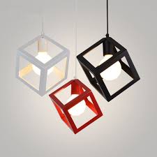 1000 hanging light bulb free vectors on ai, svg, eps or cdr. Modern Cube Pendant Lights Art Deco Colorful Iron Cage Shade Hanging Lamp Indoor Home Lightings Bar Coffee L Modern Ceiling Lamps Glass Pendant Lamp Caged Lamp